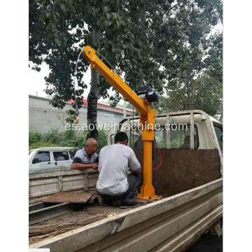 Camión de mayor venta, cesta de grúa montada en vehículo, pluma de elevación de grúa pequeña para camiones, barcos, hombre, trabajo